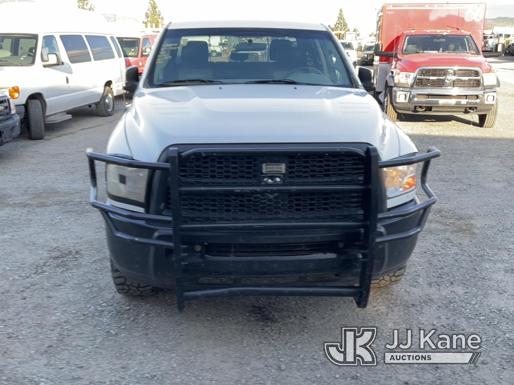 (Jurupa Valley, CA) 2012 RAM 2500 4x4 Crew-Cab Pickup Truck Runs & Moves,Rear Bumper Body Damage