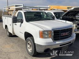 (Jurupa Valley, CA) 2008 GMC Sierra 2500HD Service Truck Not Running, Ignition Switch Will Not Turn,