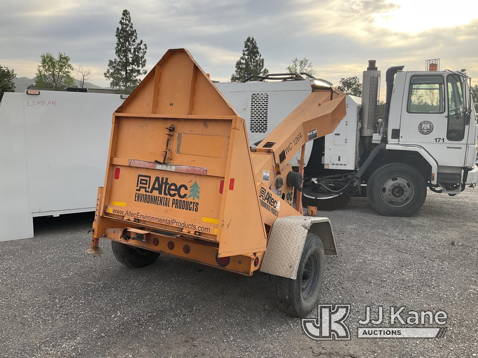 (Jurupa Valley, CA) 2009 Altec WC126A Chipper (12in Drum) No Title. Not Running,