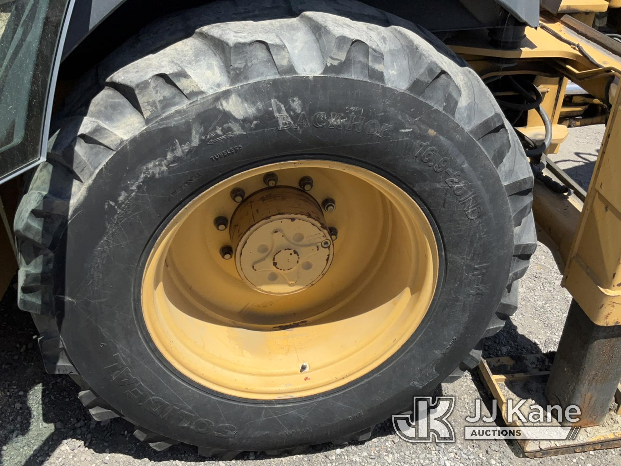 (Jurupa Valley, CA) 2007 John Deere 315SJ Tractor Loader Backhoe Runs & Moves, Front Tires Flat