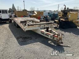 (Jurupa Valley, CA) 1998 Trail King TK24-2400 T/A Tagalong Equipment Trailer VIN Plate Is Damaged, T