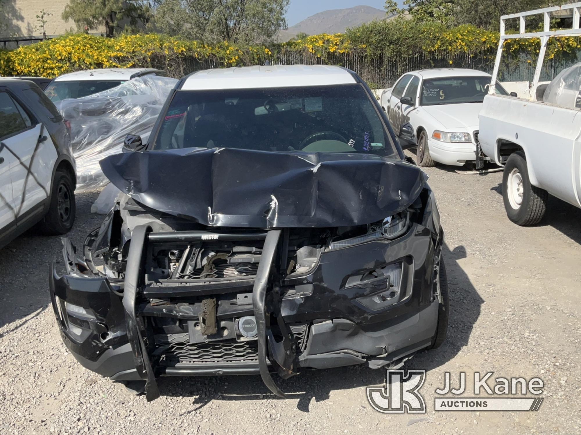 (Jurupa Valley, CA) 2019 Ford Explorer AWD Police Interceptor Sport Utility Vehicle Not Running , No