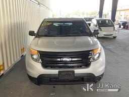 (Jurupa Valley, CA) 2013 Ford Explorer AWD Police Interceptor Sport Utility Vehicle Runs But Does No