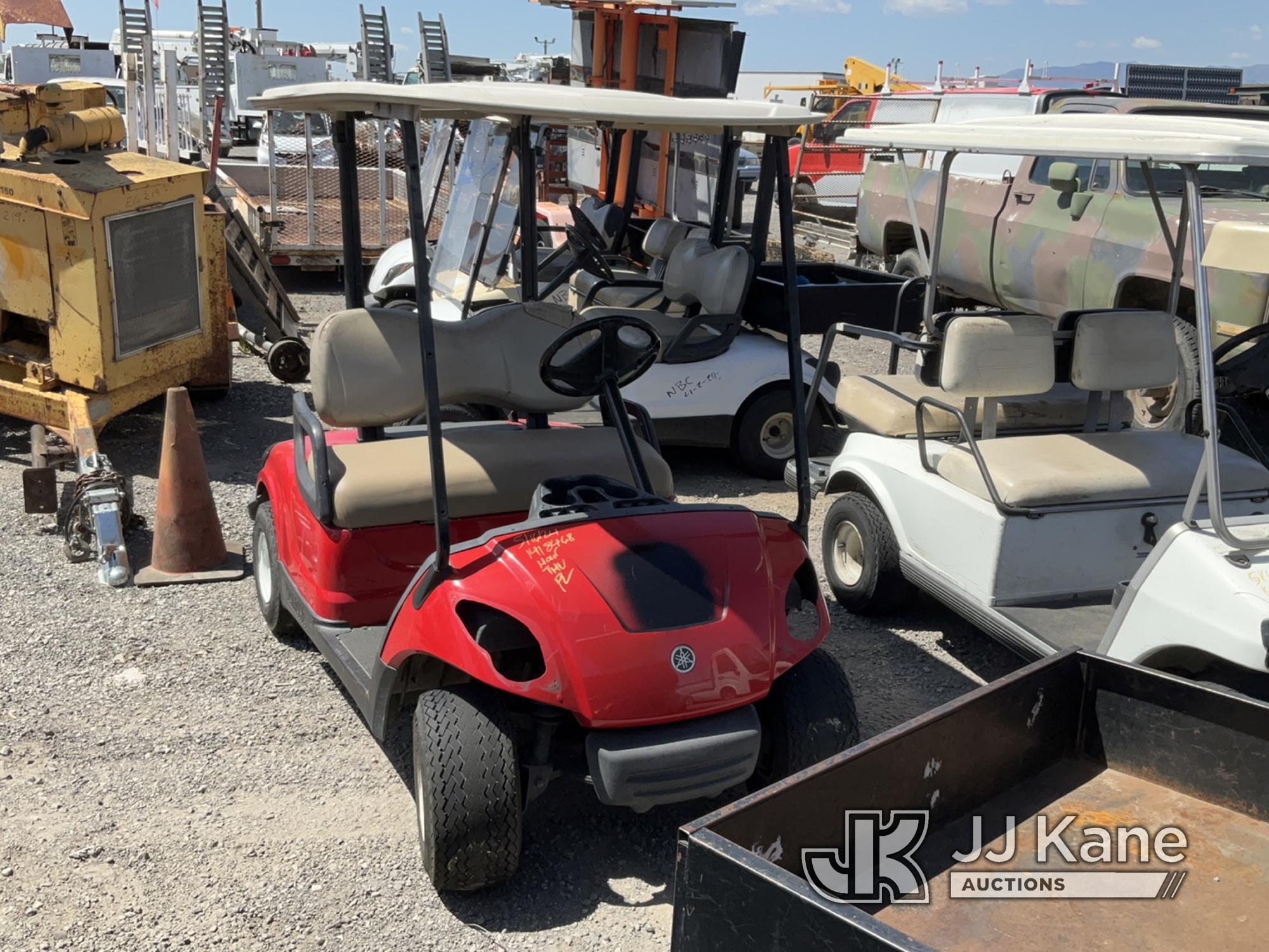 (Jurupa Valley, CA) 2011 Yamaha Golf Cart Not Running , No Key, Missing Parts