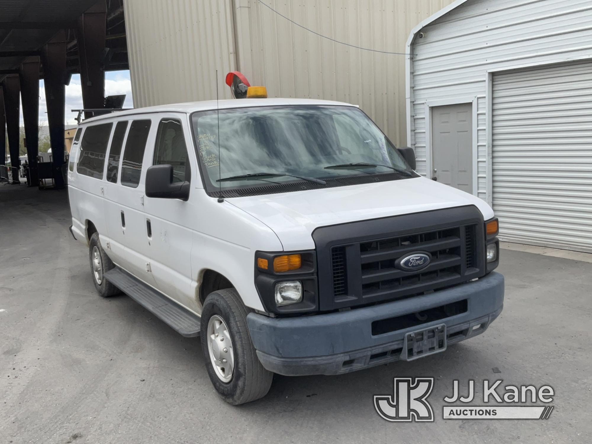 (Jurupa Valley, CA) 2012 Ford E250 Extended Cargo Van Runs & Moves, CNG Tanks Expire In 2028, Failed