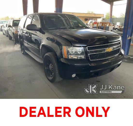 (Jurupa Valley, CA) 2014 Chevrolet Tahoe Police Package Sport Utility Vehicle Runs & Moves, leaking