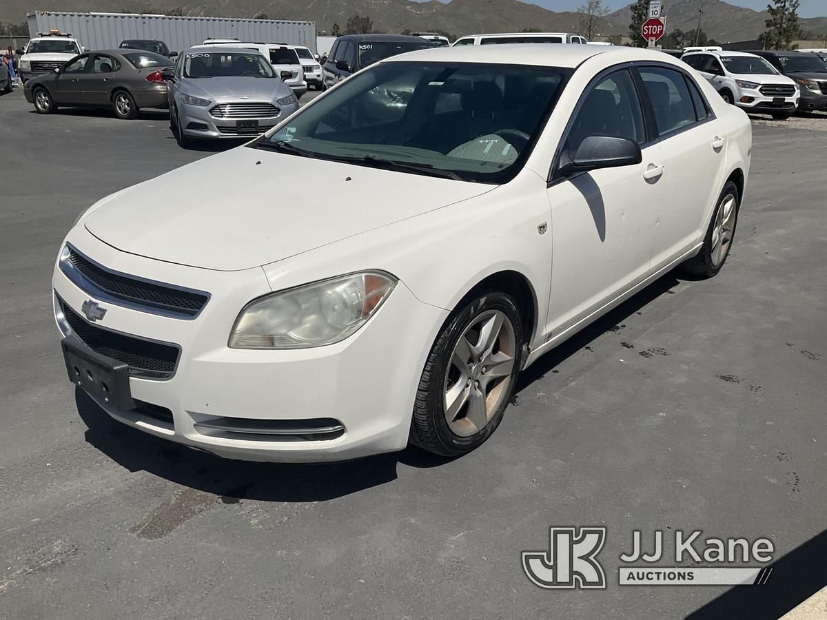 (Jurupa Valley, CA) 2008 Chevrolet Malibu 4-Door Sedan Runs & Moves, Body Damage