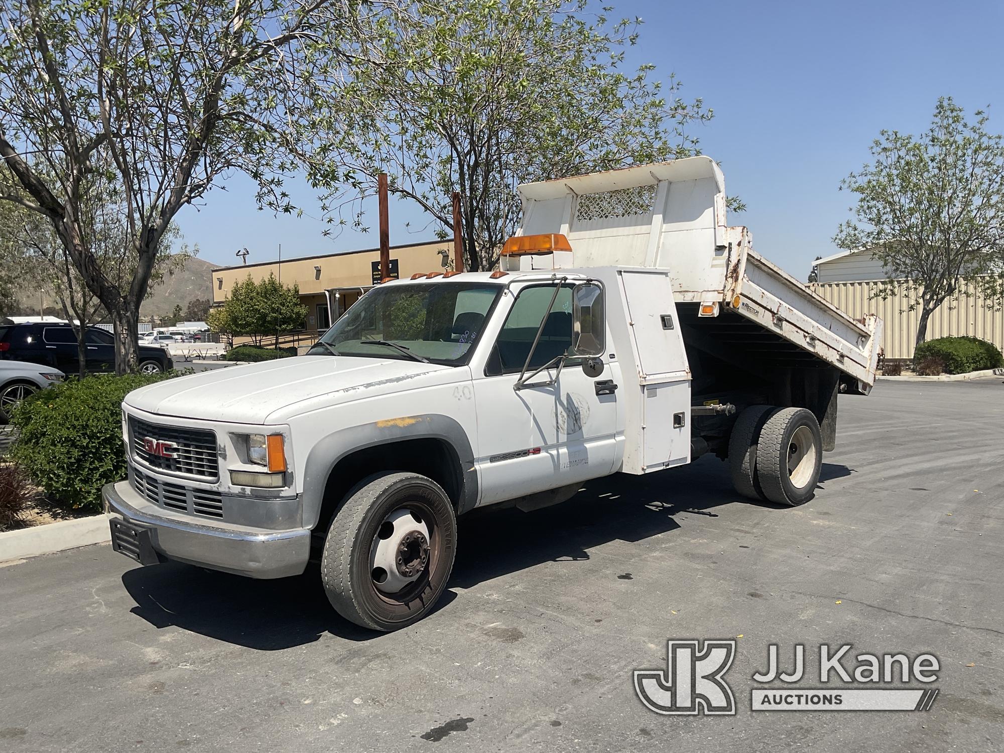 (Jurupa Valley, CA) 2001 GMC Sierra 3500 Cab & Chassis Runs & Moves, Failed Smog