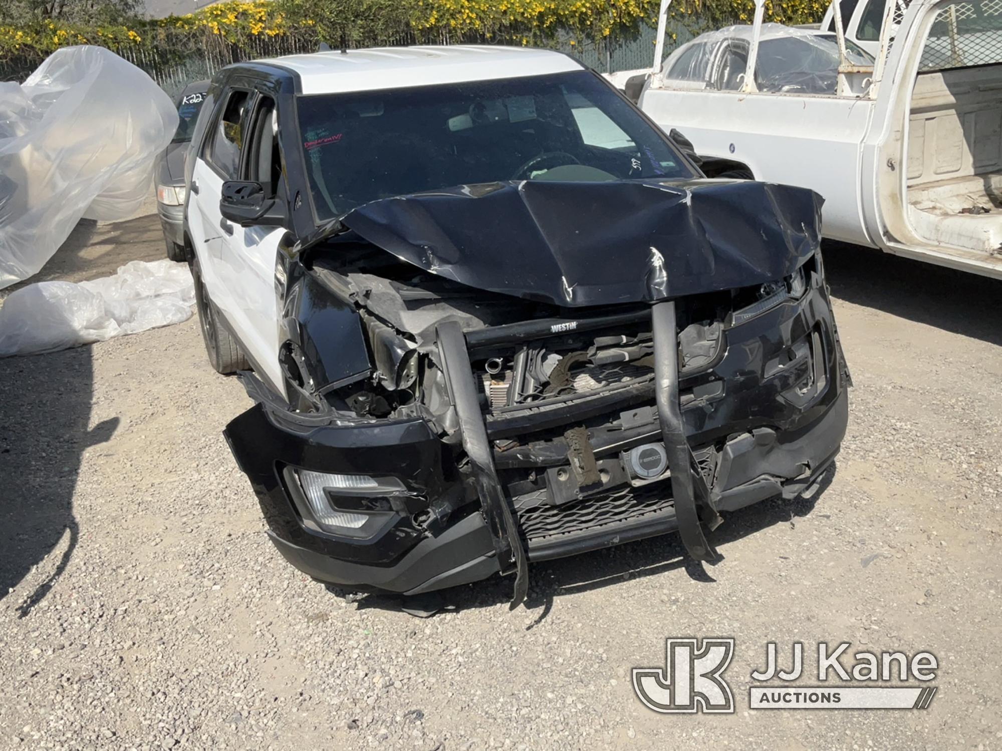 (Jurupa Valley, CA) 2019 Ford Explorer AWD Police Interceptor Sport Utility Vehicle Not Running , No