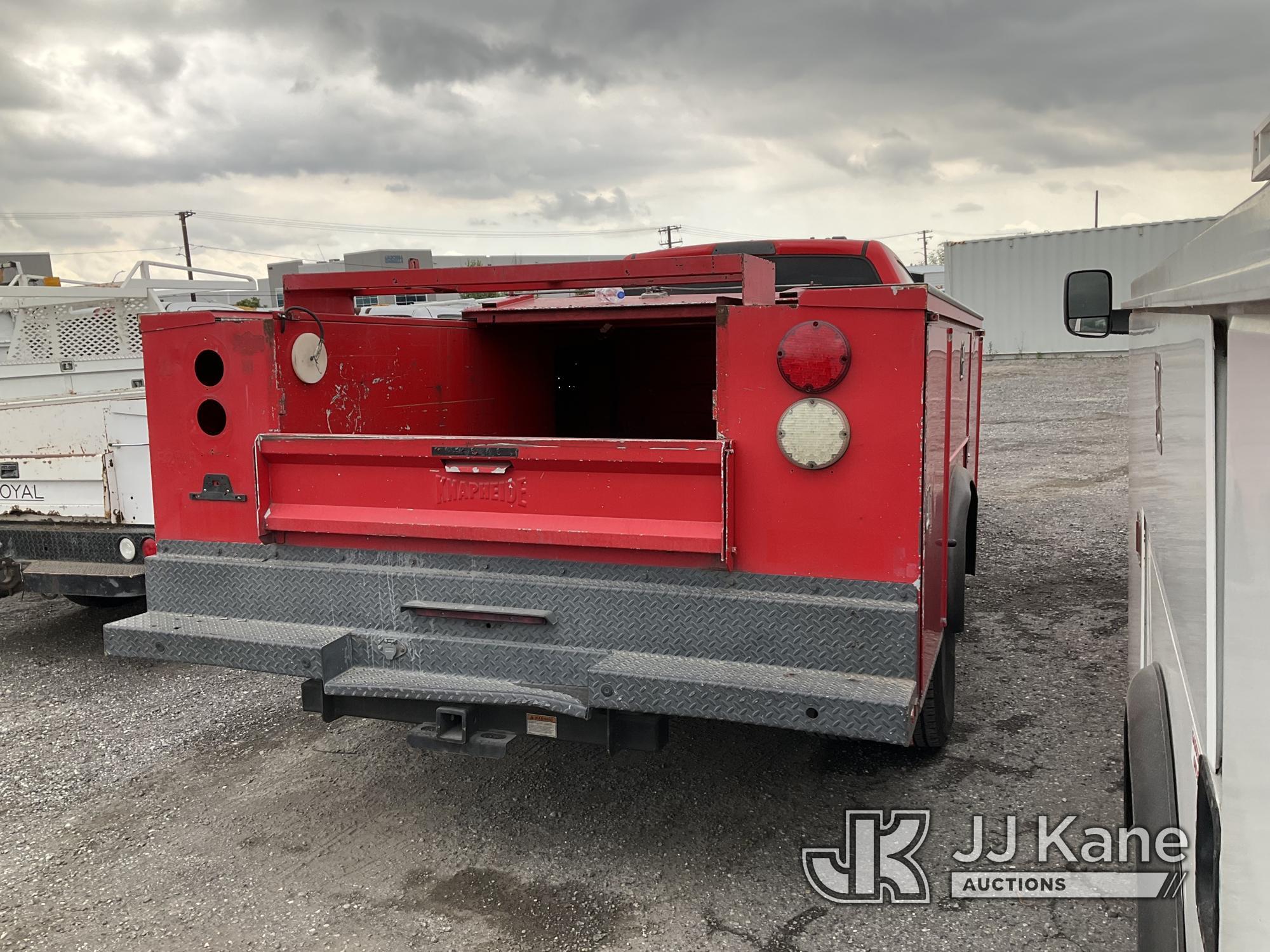 (Jurupa Valley, CA) 2010 Dodge RAM 3500 Service Truck Not Running, Front End Wrecked, Check Engine L