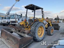 (Jurupa Valley, CA) 1994 Massey Ferguson 50EX Tractor Loader Runs & Moves Stater Gets Stuck