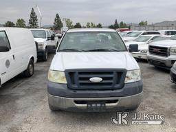 (Jurupa Valley, CA) 2008 Ford F-150 Regular Can Pickup 2-DR Runs & Moves, Paint Damage, Body Damage