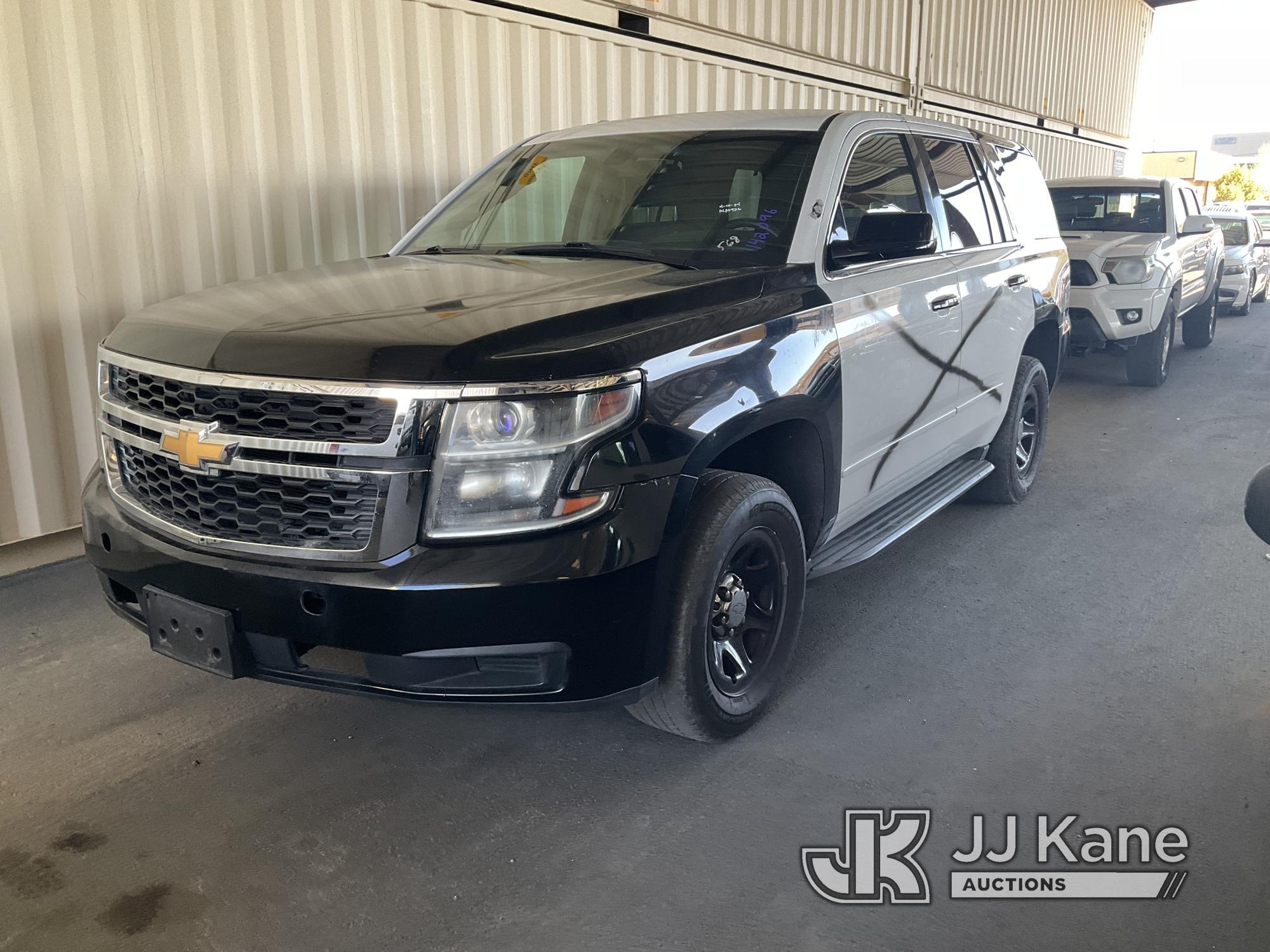 (Jurupa Valley, CA) 2015 Chevrolet Tahoe Police Package Sport Utility Vehicle Runs & Moves, Interior