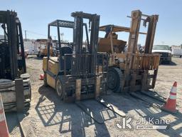 (Jurupa Valley, CA) Yale GP060 Solid Tired Forklift Runs & Operates