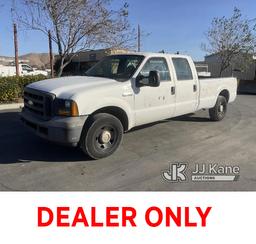 (Jurupa Valley, CA) 2005 Ford F250 Crew-Cab Pickup Truck, 4/10/24 need poa. mdc Runs & Moves, Check