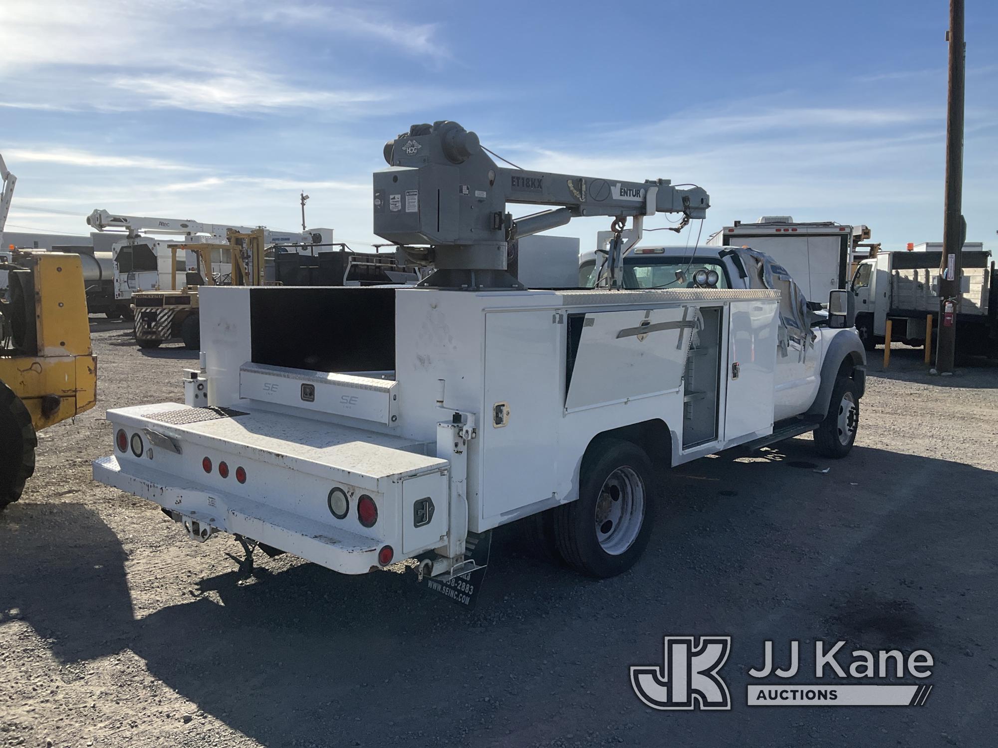 (Jurupa Valley, CA) 2012 Ford F450 Service Truck Not Running, Cranks, Will Not Start, Condition Unkn