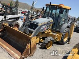 (Jurupa Valley, CA) 2007 John Deere 315SJ Tractor Loader Backhoe Runs & Moves, Front Tires Flat