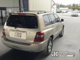 (Jurupa Valley, CA) 2006 Toyota Highlander 4-Door Sport Utility Vehicle Runs & Moves, Paint Damage