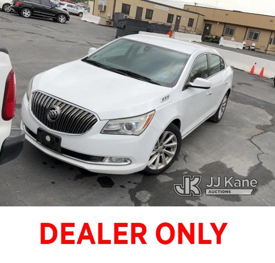 (Jurupa Valley, CA) 2016 Buick LaCrosse 4-Door Sedan Runs & Moves, Not Clearing Drive Cycle