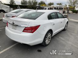 (Jurupa Valley, CA) 2016 Buick Lacrosse 4-Door Sedan Runs & Moves, Has Check Engine Light