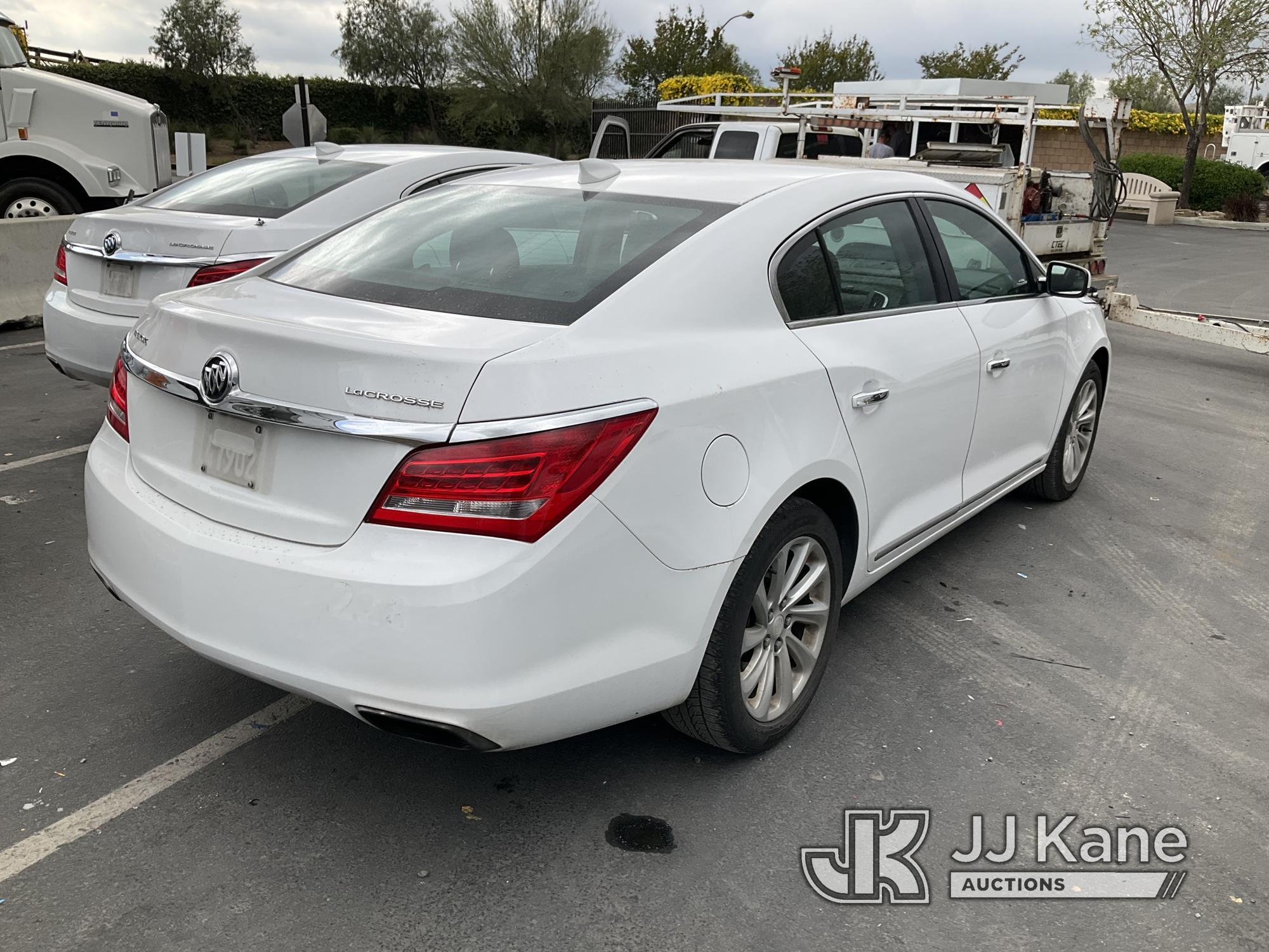 (Jurupa Valley, CA) 2016 Buick Lacrosse 4-Door Sedan Runs & Moves, Has Check Engine Light