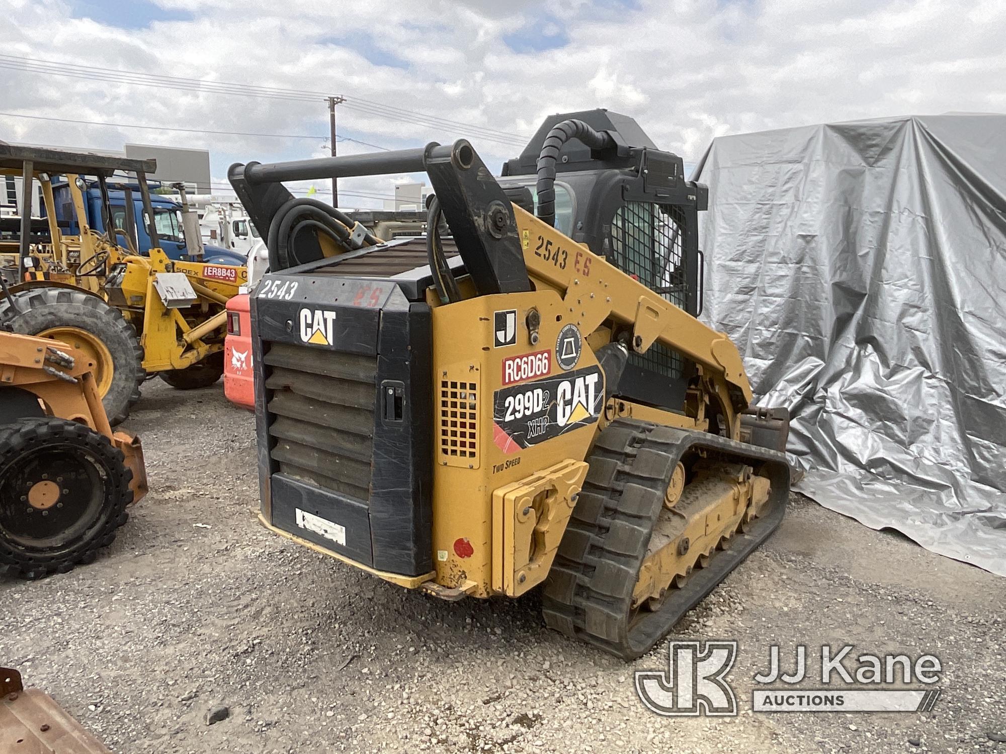 (Jurupa Valley, CA) 2016 Caterpillar 299D2 XHP Crawler Skid Steer Loader Runs Moves & Operates