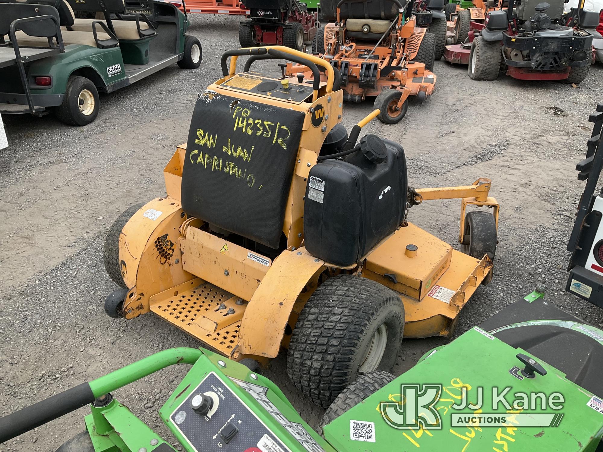 (Jurupa Valley, CA) Wright STANDER X Lawn Mower Not Running, Has Flat Tire