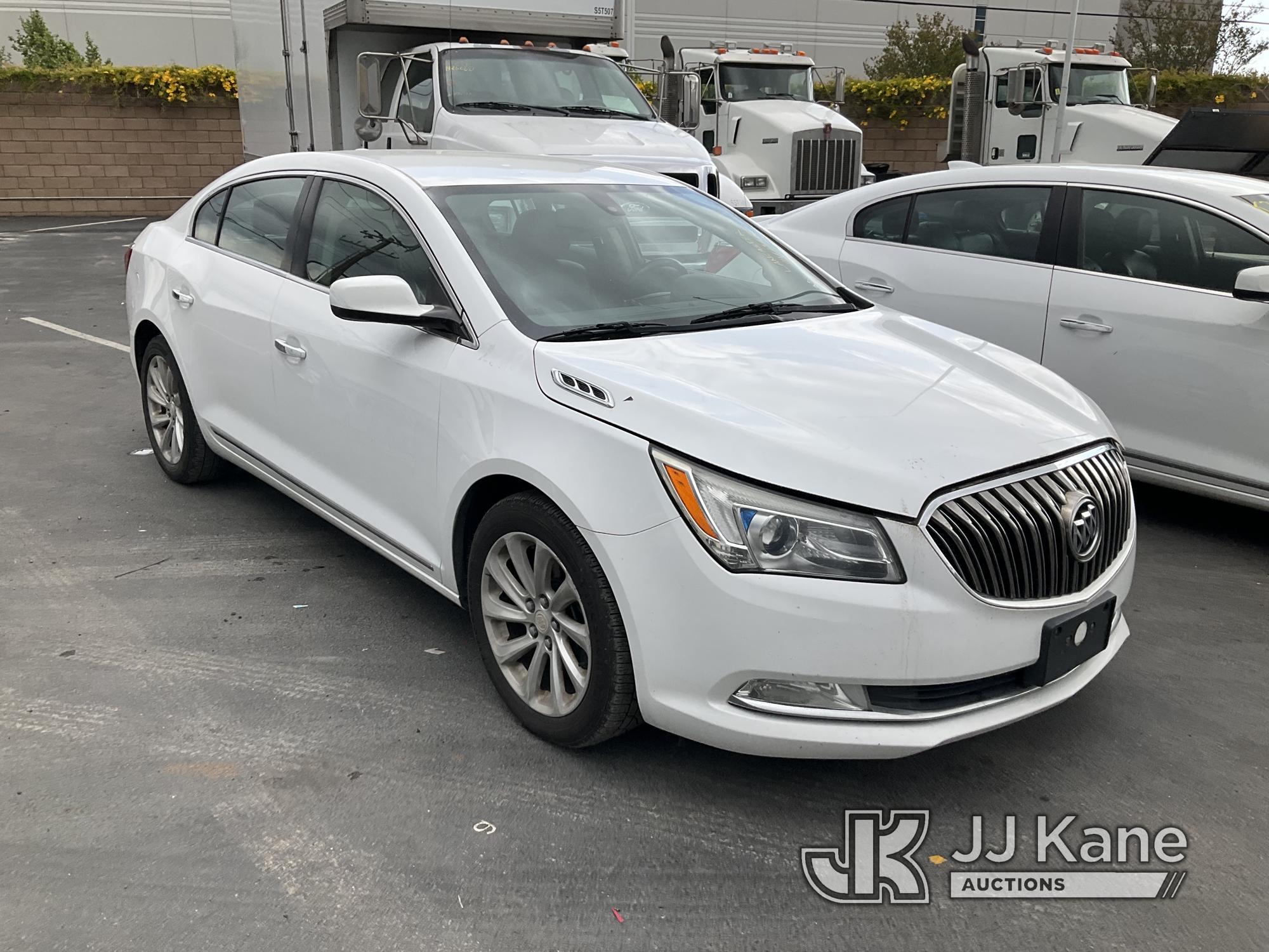 (Jurupa Valley, CA) 2016 Buick Lacrosse 4-Door Sedan Runs & Moves, Has Check Engine Light