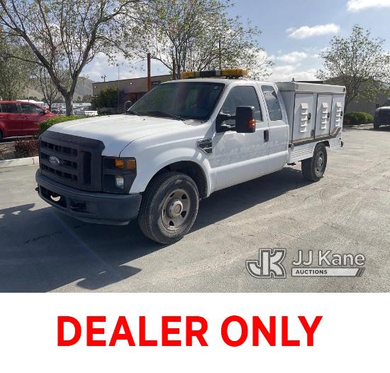 (Jurupa Valley, CA) 2008 Ford F250 XL Cab & Chassis Runs & Moves, Not Clearing Drive Cycle