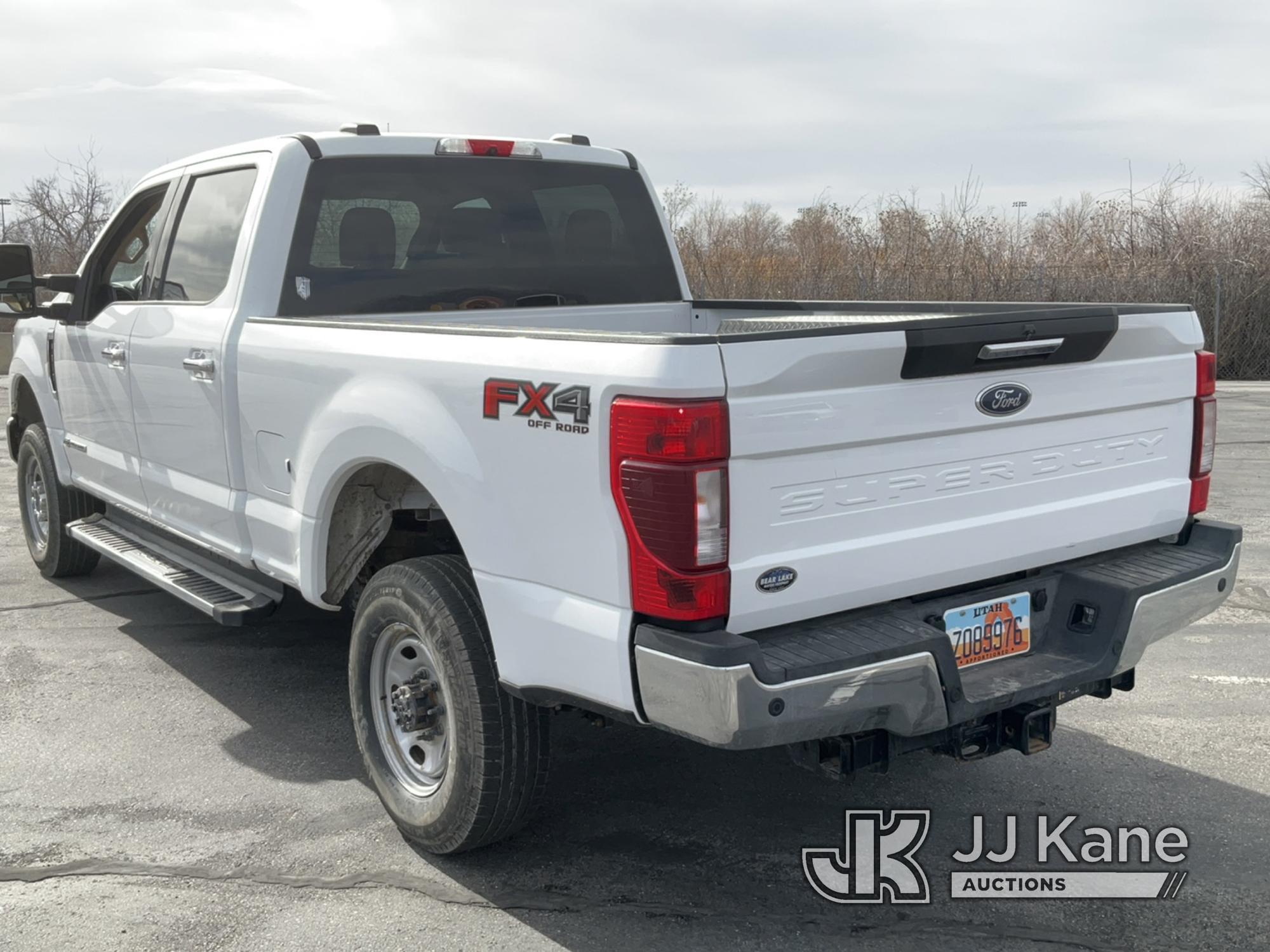 (Salt Lake City, UT) 2021 Ford F350 4x4 Crew-Cab Pickup Truck Runs & Moves