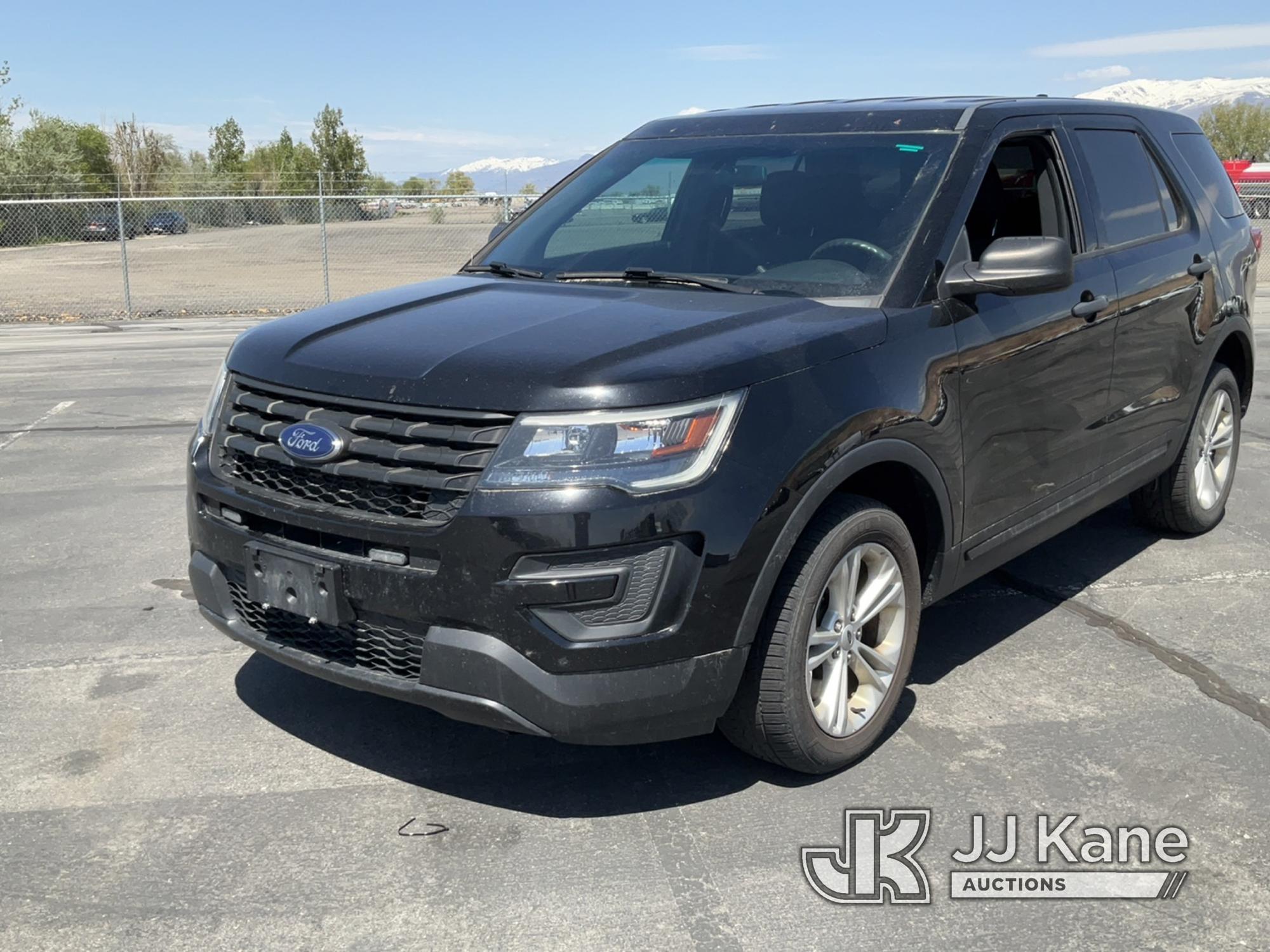 (Salt Lake City, UT) 2017 Ford Explorer 4x4 Police 4-Door Sport Utility Vehicle Runs & Moves