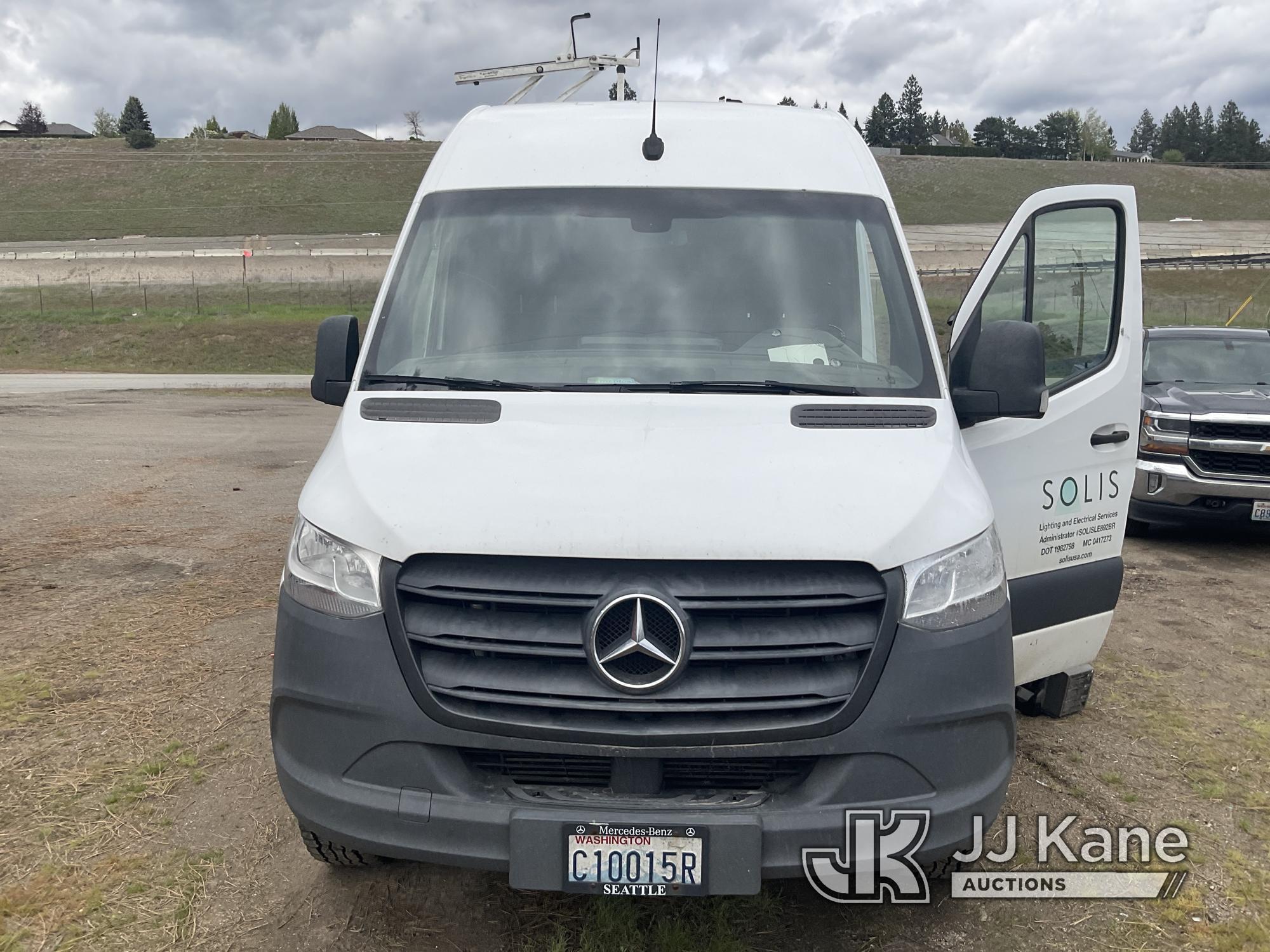 (Post Falls, ID) 2019 Mercedes-Benz Sprinter Van Cargo Van Not Running, Condition Unknown, Requires