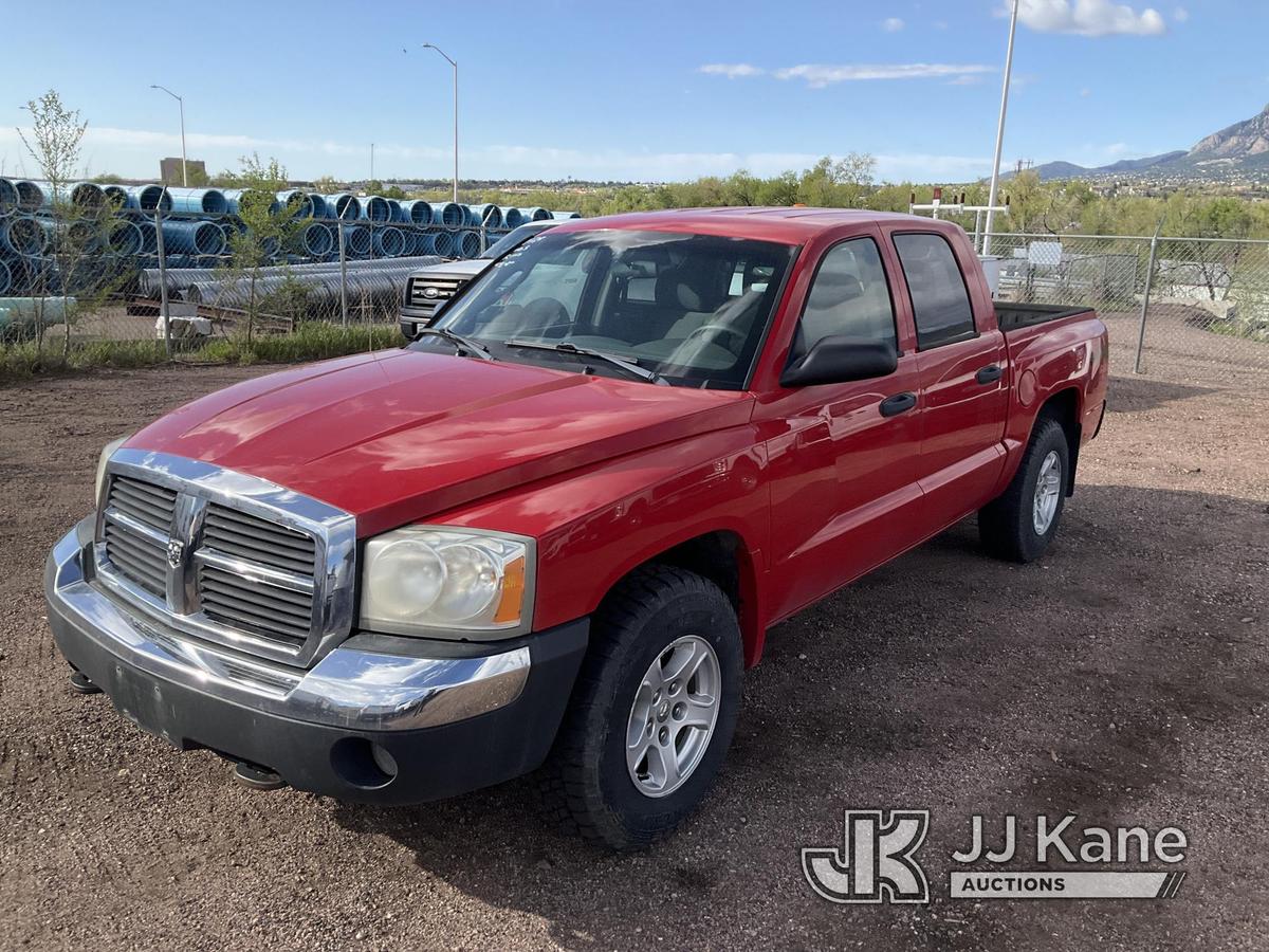 (Castle Rock, CO) 2005 Dodge Dakota Crew-Cab Pickup Truck Runs & Moves