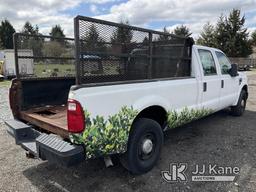 (Tacoma, WA) 2010 Ford F350 Crew-Cab Pickup Truck Not Running, Condition Unknown) (Battery Is Missin