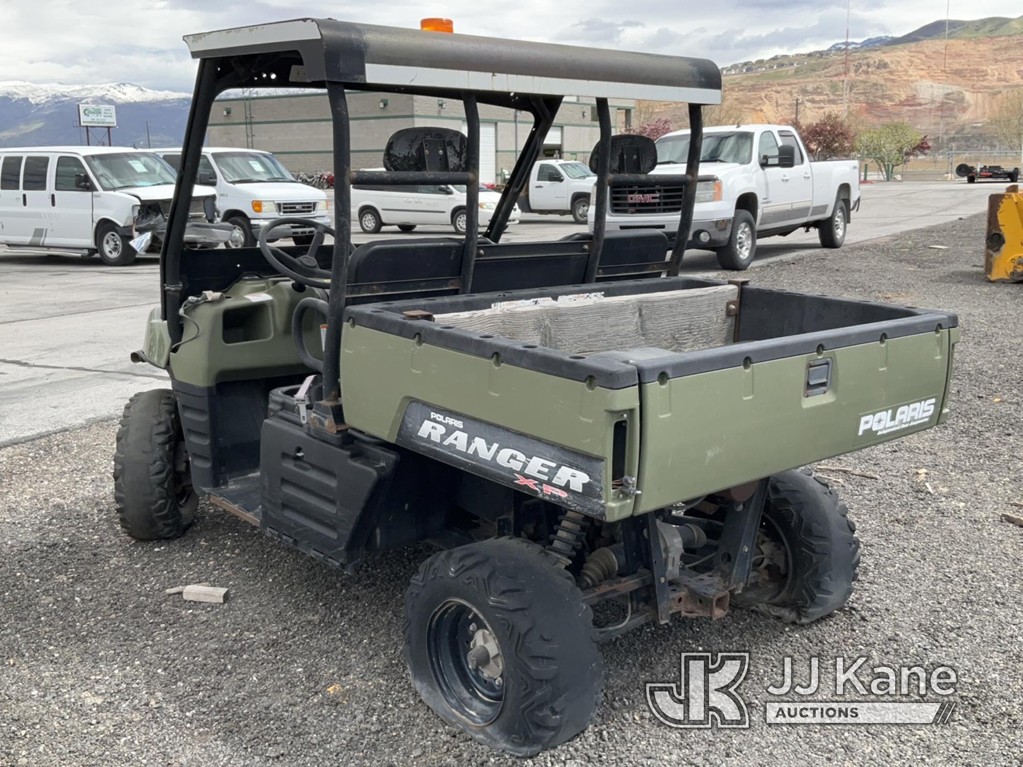 (Salt Lake City, UT) 2008 Polaris Ranger 4x4 All-Terrain Vehicle Not Running, Condition Unknown