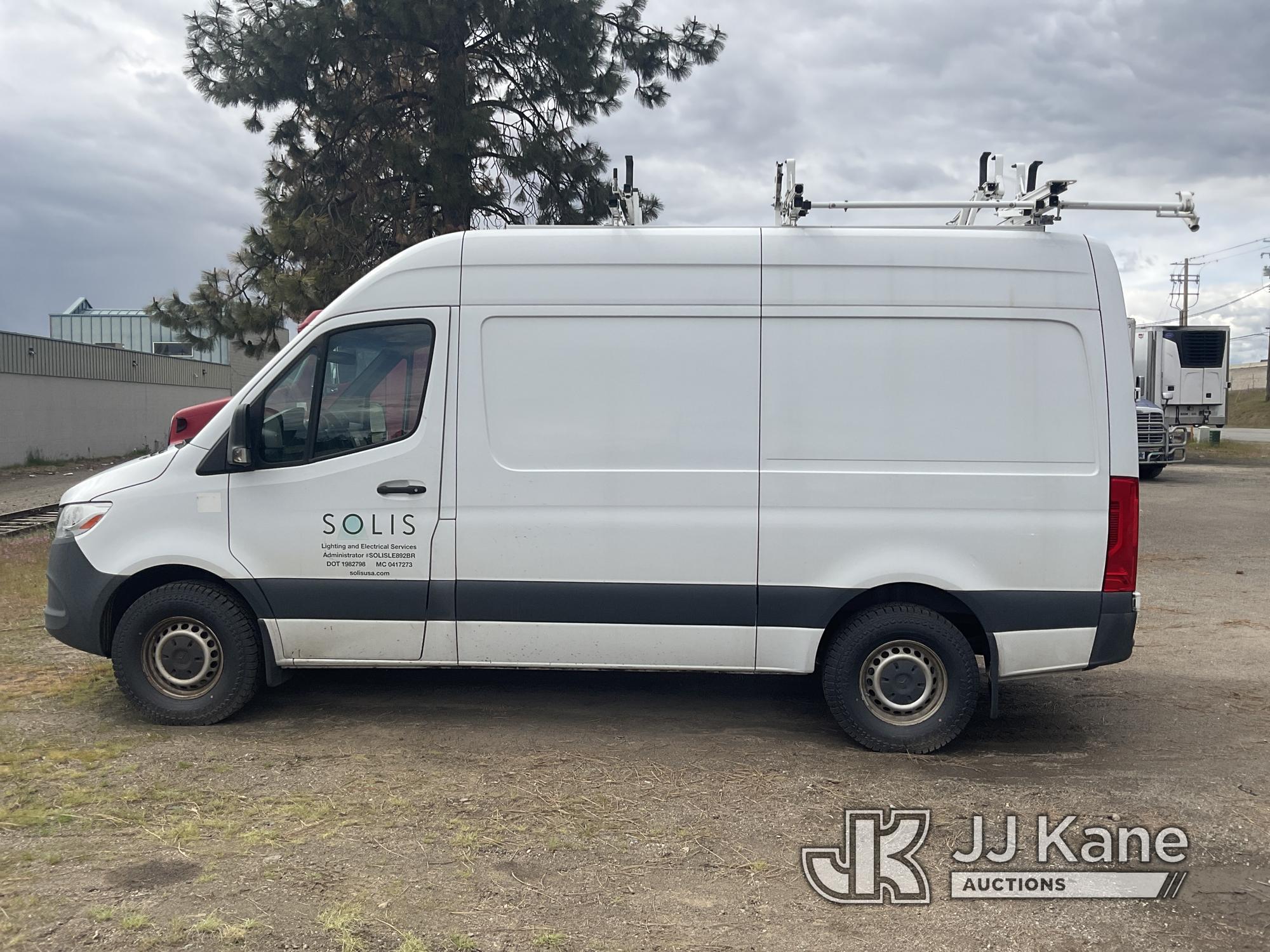 (Post Falls, ID) 2019 Mercedes-Benz Sprinter Van Cargo Van Not Running, Condition Unknown, Requires