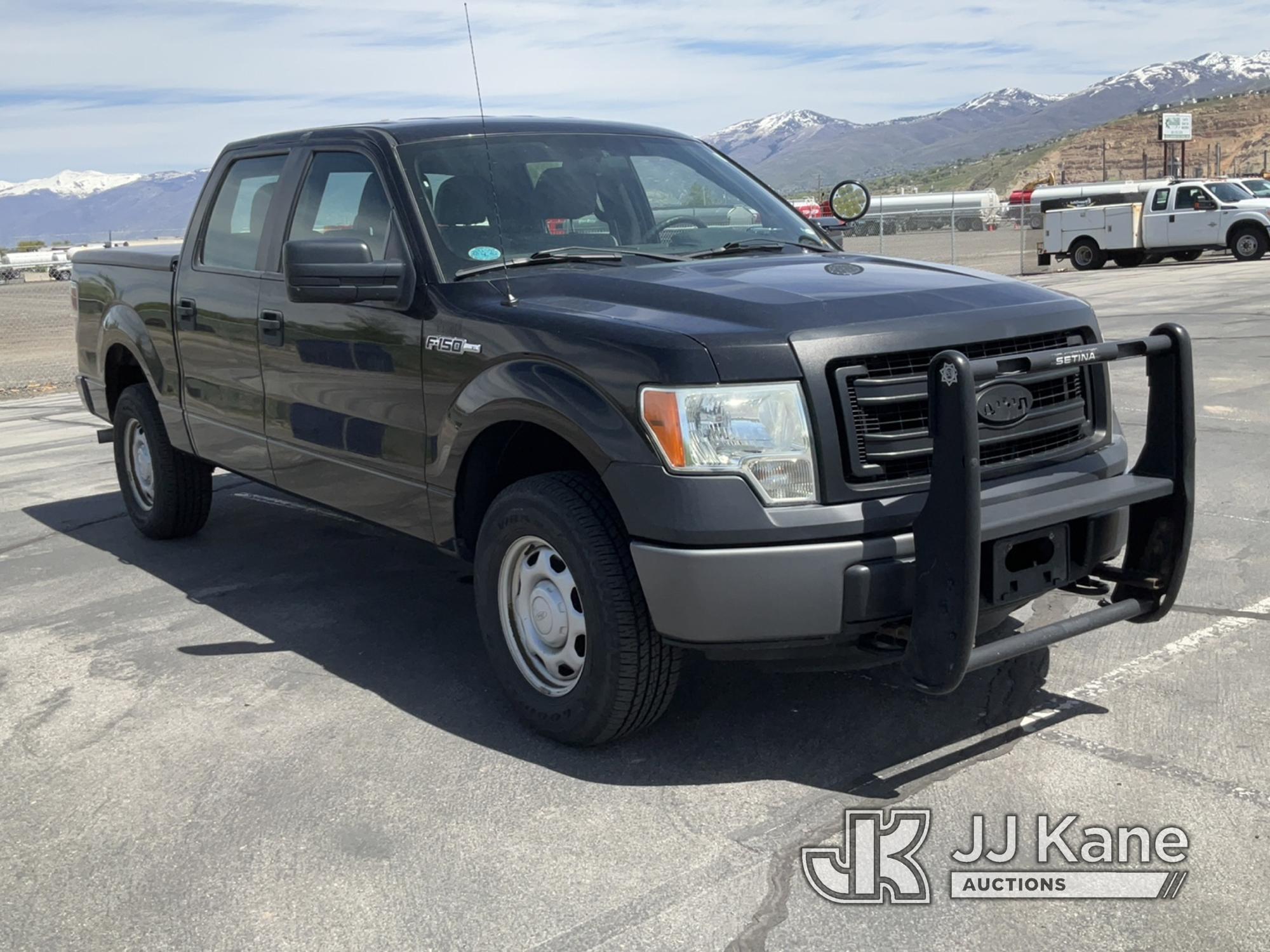 (Salt Lake City, UT) 2013 Ford F150 4x4 Crew-Cab Pickup Truck Runs & Moves