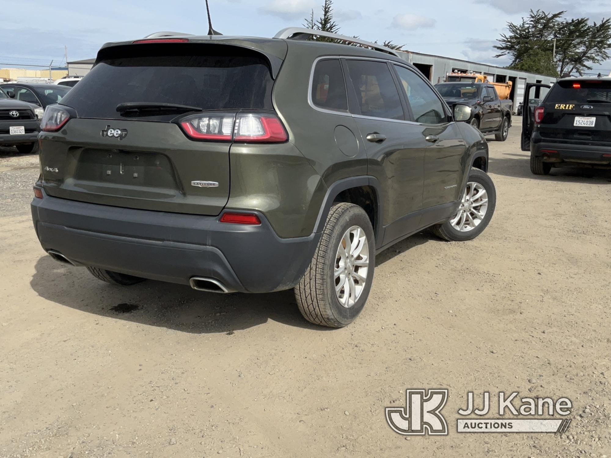 (Eureka, CA) 2019 Jeep Cherokee Latitude 4x4 4-Door Sport Utility Vehicle Runs & Moves