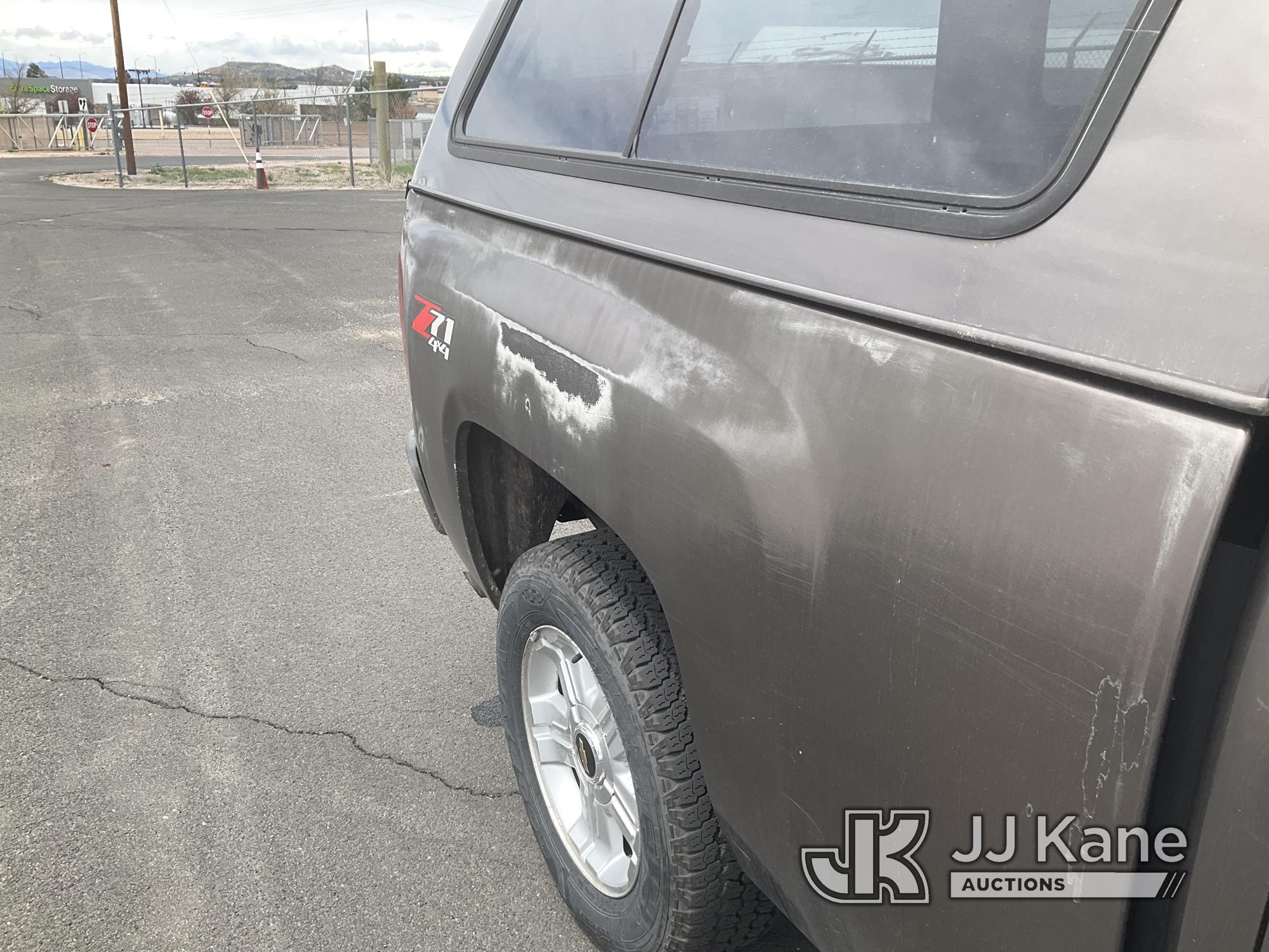 (Castle Rock, CO) 2007 Chevrolet Silverado 1500 4x4 Crew-Cab Pickup Truck Runs & Moves) (Paint Damag