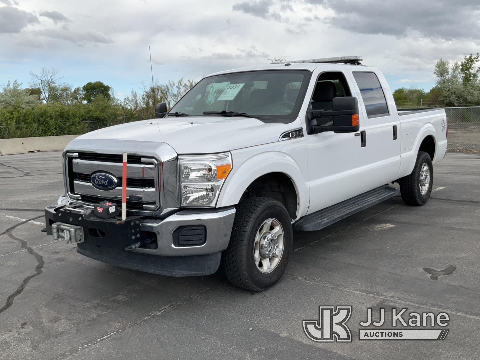 (Salt Lake City, UT) 2015 Ford F250 4x4 Crew-Cab Pickup Truck Runs & Moves