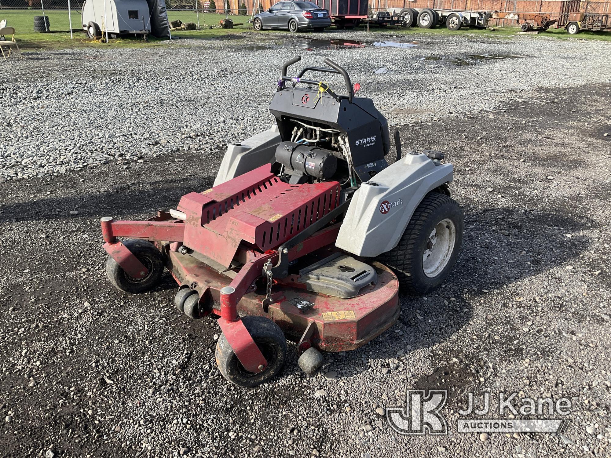 (Tacoma, WA) Exmark MOWER 60 IN Runs & Moves) (Jump To Start, Will Not Stay Running Without Jump Box