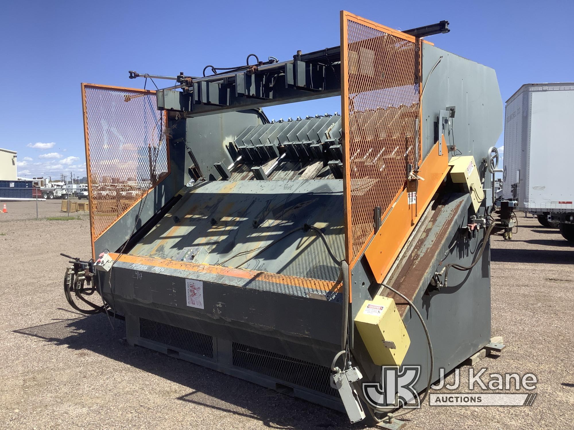 (Phoenix, AZ) Rosenquist Machinery (Condition Unknown) NOTE: This unit is being sold AS IS/WHERE IS