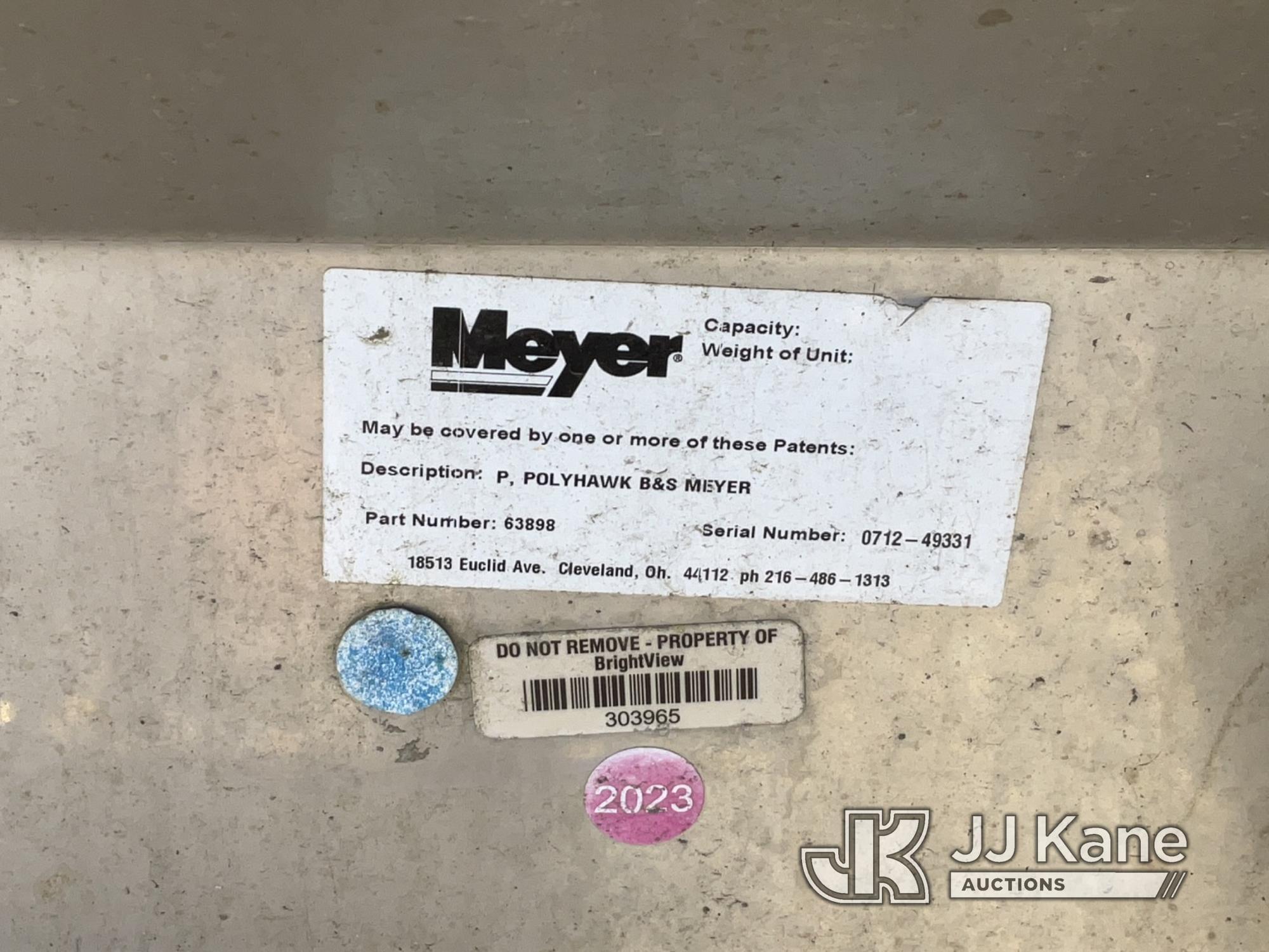 (Portland, OR) 2012 Meyer Polyhawk MDL Seller States Operates as Expected