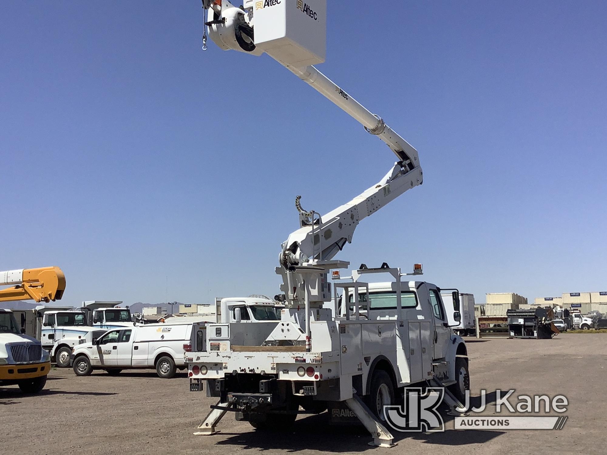 (Phoenix, AZ) Altec AA55, Material Handling Bucket Truck rear mounted on 2017 Freightliner M2 106 4x