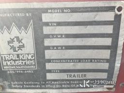 (Salt Lake City, UT) 1986 Trail King 1944-1350 Beaver Tail Trailer Ramp is Not Operatable