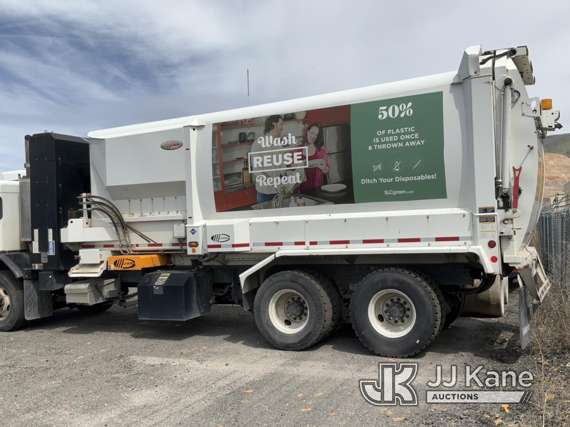 (Salt Lake City, UT) 2017 Peterbilt 320 Garbage/Compactor Truck Stop Engine Light On, Rough Idle, Dr