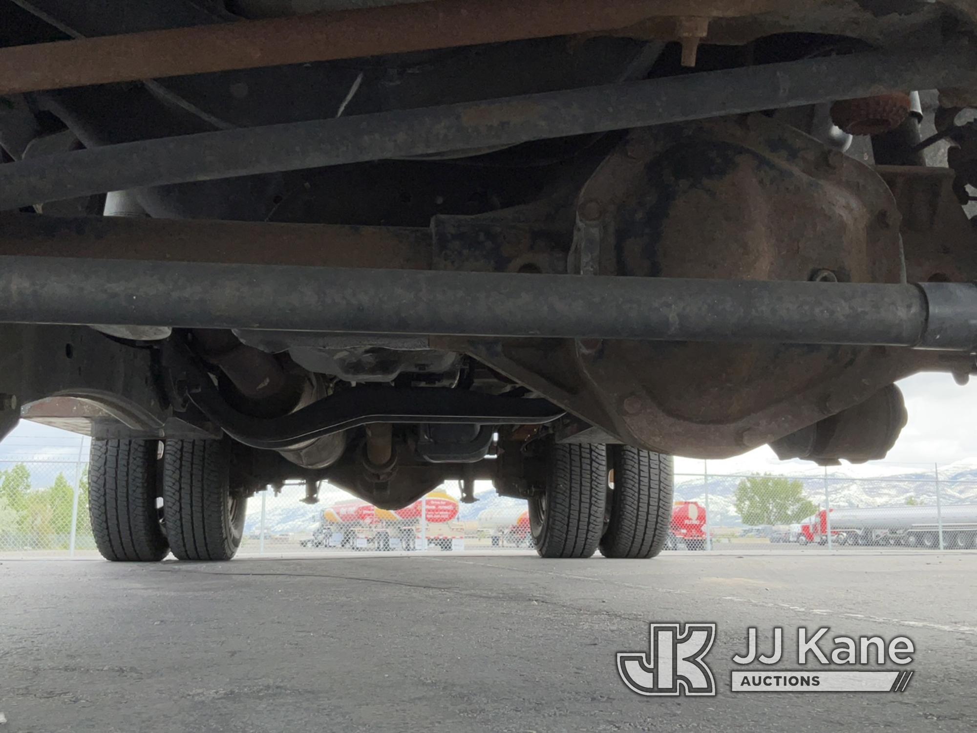 (Salt Lake City, UT) 2014 Ford F350 4x4 Chipper Dump Truck Runs, Moves & Operates) (Check Engine & A