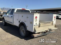 (Albuquerque, NM) 2009 Dodge RAM 2500 4x4 Crew-Cab Service Truck Runs Rough, Moves) (Seller States: