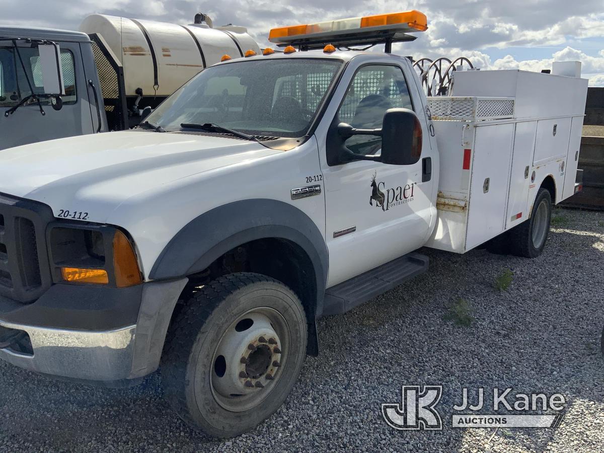 (Pasco, WA) 2006 Ford F550 Service Truck Not Running, Condition unknown