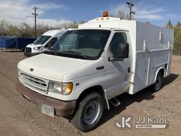 (Castle Rock, CO) 2001 Ford E350 Enclosed Service Van Runs & Moves